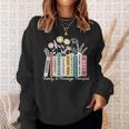 Book Flower Marriage Family Therapist Counseling Therapy Sweatshirt Gifts for Her Book Flower Marriage Family Therapist Counseling Therapy Sweatshirt Gifts for Her