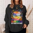 Book Flower Radicalized By Basic Decency Feminist LGBT 2026 Sweatshirt Gifts for Her