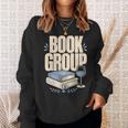 Book Group Reader Club Crew Cozy Nights Book Club Sweatshirt Gifts for Her