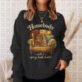 Book Lover Homebody With A Spicy Book Habit Sweatshirt Gifts for Her