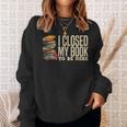 Book Lover For Men Women Reader Cool Librarian Sweatshirt Gifts for Her