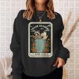 Book Lover Reading Trash Readers Book Club Tarot Card Sweatshirt Gifts for Her