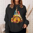 Book Lover Turkey Day Thankful Holiday Thanksgiving Day Sweatshirt Gifts for Her Book Lover Turkey Day Thankful Holiday Thanksgiving Day Sweatshirt Gifts for Her