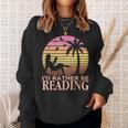 Book Lover Women Girls I'd Rather Be Reading Sweatshirt Gifts for Her Book Lover Women Girls I'd Rather Be Reading Sweatshirt Gifts for Her