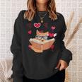 Book Nerd Heart Library Cat Bookworm Animal Pet Book Reading Sweatshirt Gifts for Her Book Nerd Heart Library Cat Bookworm Animal Pet Book Reading Sweatshirt Gifts for Her
