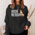Book Nerd Book Lover Sweatshirt Gifts for Her