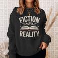 Book Nonfiction Reading Literary Apparel Fact Based Books Sweatshirt Gifts for Her