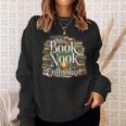 Book Nook Enthusiast Cozy Library Reader Collector Sweatshirt Gifts for Her