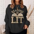 Book Novel Abendteuer Story Reading Sweatshirt Gifts for Her