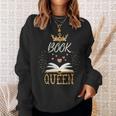 Book Queen Book Lovers Bookworm Reading Novelty Shirt Sweatshirt Gifts for Her