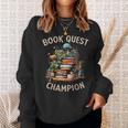 Book Quest Champion Fantasy Sweatshirt Gifts for Her Book Quest Champion Fantasy Sweatshirt Gifts for Her