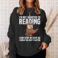 Book Reader Art For Men Women Bookish Book Nerd Lover Sweatshirt Gifts for Her