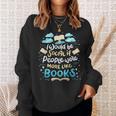 Book Reading Lover Quote I Would Be Social Reader Sweatshirt Gifts for Her Book Reading Lover Quote I Would Be Social Reader Sweatshirt Gifts for Her