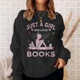 Book Reading Lover Tee Just A Girl Who Loves Books Sweatshirt Gifts for Her Book Reading Lover Tee Just A Girl Who Loves Books Sweatshirt Gifts for Her