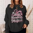 Book Reading Reading Is Magical Sweatshirt Gifts for Her
