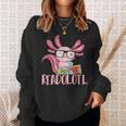 Book Reading Readolotl Amphibian Animal Bookworm Axolotl Sweatshirt Gifts for Her Book Reading Readolotl Amphibian Animal Bookworm Axolotl Sweatshirt Gifts for Her
