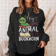 Book Reading My Spirit Animal Is A Bookworm Sweatshirt Gifts for Her