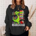 Book Readosaurus Dinosaur Books Library Reading Lovers Sweatshirt Gifts for Her