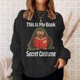 This Is My Book Secret Costume Pigeon Bird Kids Reading Sweatshirt Gifts for Her This Is My Book Secret Costume Pigeon Bird Kids Reading Sweatshirt Gifts for Her