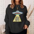 Book Shelf Ufo Abduction Sweatshirt Gifts for Her