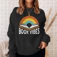 Book Vibes Bookworm Writer Sweatshirt Gifts for Her