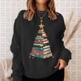 All Booked For Christmas Book Sweatshirt Gifts for Her