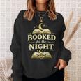 Booked For The Night Reading Quote Book Lovers Sweatshirt Gifts for Her Booked For The Night Reading Quote Book Lovers Sweatshirt Gifts for Her