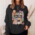 Booked For The Summer Cute Book Reading Women Girls Sweatshirt Gifts for Her Booked For The Summer Cute Book Reading Women Girls Sweatshirt Gifts for Her