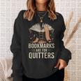 Bookmarks For Quitter Reading Teacher Nerdy Book Sweatshirt Gifts for Her Bookmarks For Quitter Reading Teacher Nerdy Book Sweatshirt Gifts for Her