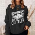 Bookmarks Quote Library Book Reader Sweatshirt Gifts for Her Bookmarks Quote Library Book Reader Sweatshirt Gifts for Her