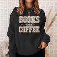 Books & Coffee Floral Sweatshirt Gifts for Her