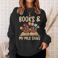 Books & My Milk Snake Owner Milk Snake Lover Milk Snakes Sweatshirt Gifts for Her