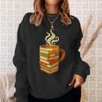 Books Coffee Mug Reading Lover Literary Bibliophile Sweatshirt Gifts for Her