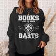 Books Feed The Brain Darts Feeds The Soul Sweatshirt Gifts for Her Books Feed The Brain Darts Feeds The Soul Sweatshirt Gifts for Her