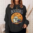 Books Ghost Boooks Halloween Reading Librarian Teacher Book Sweatshirt Gifts for Her Books Ghost Boooks Halloween Reading Librarian Teacher Book Sweatshirt Gifts for Her