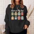 Books Are My Jam Shirt Book Lover Reader Reading Teacher Sweatshirt Gifts for Her