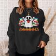 Books Lovers Boo Scary GhostShirt Sweatshirt Gifts for Her