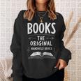 Books The Original Handheld Device Book Reading Sweatshirt Gifts for Her Books The Original Handheld Device Book Reading Sweatshirt Gifts for Her