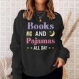 Books And Pajamas Book Pajama Sweatshirt Gifts for Her