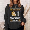 Books Reading Lovers Bookworm Librarian Book Nerd Read Sweatshirt Gifts for Her
