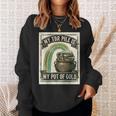 Books My TBR Pile Is My Pot Of Gold Rainbow Bookish Irish Sweatshirt Gifts for Her