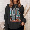 Bookworm For a Bibliophile Book Nerd Sweatshirt Gifts for Her