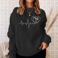 Bookworm Books Heartbeat Book Sweatshirt Gifts for Her