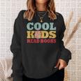 Bookworm Cool Kids Read Books Book Lover Reading Sweatshirt Gifts for Her