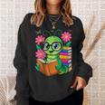Bookworm Costume Kawaii Reading Worm For World Book Day Sweatshirt Gifts for Her