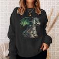 Bookworm Dragon Reading Books Dragon & Books Lover Sweatshirt Gifts for Her Bookworm Dragon Reading Books Dragon & Books Lover Sweatshirt Gifts for Her