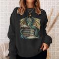Bookworm Dragons Reading Book Dragons And Books Sweatshirt Gifts for Her Bookworm Dragons Reading Book Dragons And Books Sweatshirt Gifts for Her