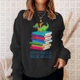 Bookworm Easily Distracted By Dragons And Books Reader Sweatshirt Gifts for Her