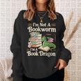Bookworm I'm A Book Dragon Fantasy Reader Lover Bookish Sweatshirt Gifts for Her Bookworm I'm A Book Dragon Fantasy Reader Lover Bookish Sweatshirt Gifts for Her