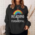 Bookworm Literature I Book Nerd I Reading Is Fundamental Sweatshirt Gifts for Her Bookworm Literature I Book Nerd I Reading Is Fundamental Sweatshirt Gifts for Her